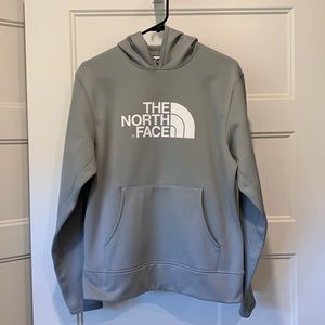 Gray north face hoodie